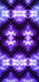 Purple abstract geometric wallpaper with vibrant patterns.