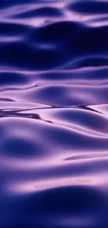 Vibrant purple fluid waves mobile wallpaper