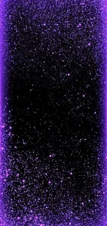 Vibrant purple galaxy wallpaper with cosmic design.