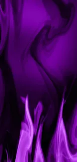 Vibrant purple smoke design for mobile wallpaper.