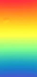 Mobile wallpaper with vibrant rainbow gradient colors.