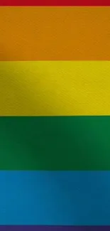 Vibrant rainbow stripes wallpaper with bold colors.