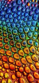 Vibrant rainbow texture pattern background wallpaper.