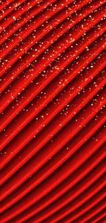 Dynamic red abstract wallpaper with diagonal lines.