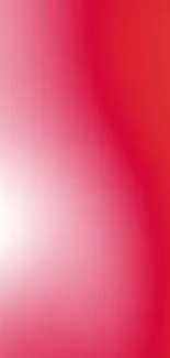 Vibrant red and pink gradient mobile wallpaper with abstract design.