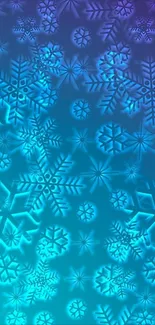 Vibrant snowflake design with cool icy patterns.