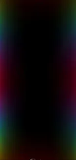 Vibrant spectrum mobile wallpaper with glowing edges.