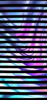 Vibrant abstract wallpaper with colorful stripes