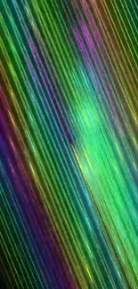 Colorful striped rainbow pattern wallpaper for mobile.