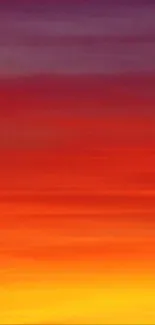 Vibrant sunset gradient mobile wallpaper in orange, red, and purple hues.