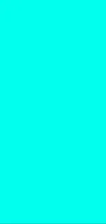 Vibrant turquoise mobile wallpaper background.