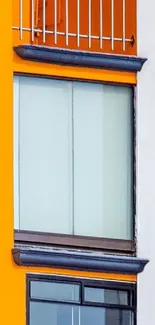 Close-up of a vibrant urban building with bold colors and modern design elements.