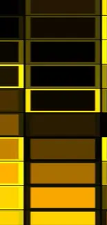 Vibrant yellow geometric grid pattern wallpaper.