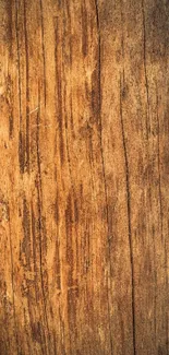 Mobile wallpaper with a warm, rustic wooden texture and natural brown tones.