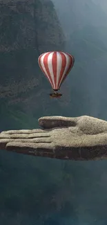 Water Aerostat Hot Air Ballooning Live Wallpaper