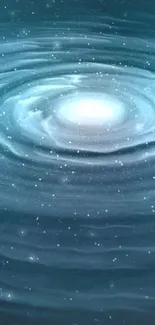 Water Astronomy Electric Blue Live Wallpaper