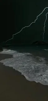 Water Beach Thunder Live Wallpaper