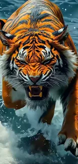 Water Bengal Tiger Siberian Tiger Live Wallpaper