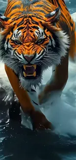 Water Bengal Tiger Siberian Tiger Live Wallpaper