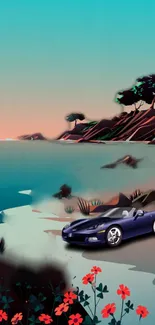 Water Car Vehicle Live Wallpaper