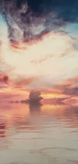 Water Cloud Afterglow Live Wallpaper