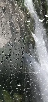 Water Grey Drop Live Wallpaper