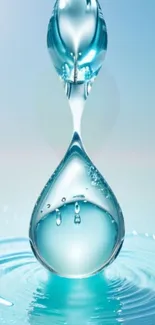 Water Liquid Azure Live Wallpaper