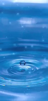 Water Liquid Blue Live Wallpaper