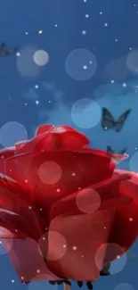 Water Liquid Flower Live Wallpaper