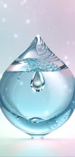 Water Liquid Fluid Live Wallpaper