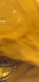 Water Orange Amber Live Wallpaper