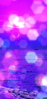 Water Purple Blue Live Wallpaper