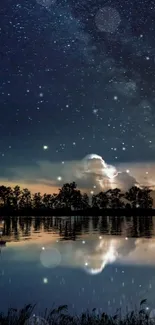 Water Tree Cloud Live Wallpaper