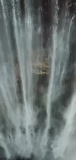 Water Waterfall Cloud Live Wallpaper