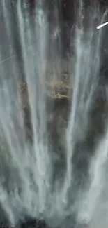 Water Waterfall Cloud Live Wallpaper