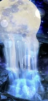 Water Waterfall Light Live Wallpaper