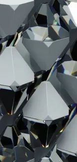 White Light Triangle Live Wallpaper