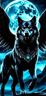 Wing Wolf Carnivores Live Wallpaper