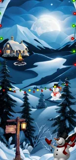 Winter Animation Christmas Day Live Wallpaper