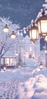 Winter Snow Event Live Wallpaper