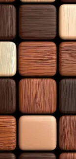 Wood texture wallpaper with brown shades.