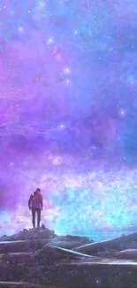 World Paint Purple Live Wallpaper