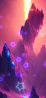 World Purple Light Live Wallpaper