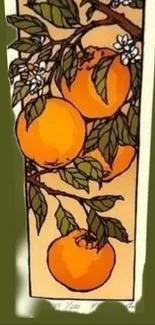 Yellow Orange Citrus Live Wallpaper