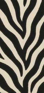 Mobile wallpaper with bold zebra pattern design.
