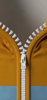 Close-up of a zipper in artistic style causing intrigue.